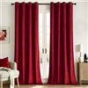 Woaboy Tende Oscuranti in Velluto 140x245 cm Rosso