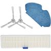 Donkivvy Spazzola Laterale HEPA Filtro Mop Panni per ZR740003 Explorer Series 60 RR7427 RR7447 RG7447WH Robot Aspirapolvere Ricambi