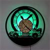 Smotly Orologio da Parete in Vinile Ritorno al Futuro ha Condotto la Luce Retro Vinyl Record Clock 12 Pollici Decorazione Sette Colori