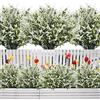 PASDTFB 12 Pezzi Fiori Finti da Esterno Fiori Finti per Decorazioni Piante Finte da Esterno Interno Resistenti ai Raggi UV Fiori Artificiali di Lavanda Piante Artificiali per Balcone Casa Giardino Matrimonio
