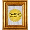 Wallazz Cornice Portafoto in Legno Pregiato - Made in Italy - Cornice per tela - Disponibile in diverse varianti - Design Italiano e Qualità Artigianale, 18x24cm Oro