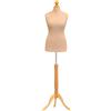 The Shopfitting Shop Taglia 10-12 Donna prova abiti Manichino da sarto Bust Dressmakers Display Dummy Base tripod in legno