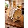 Agorà Botti Botte in Legno per Bag in Box 10 Litri - Porta Sacca Vino con Rubinetto, Dispenser Vino Artigianale, Contenitore Decorativo per Casa, Enoteca, Ristorante