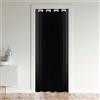 Loussiesd Tenda Oscurante Geometrica Astratta Sfumata Blackout da Uomo Grigio e Nero a Righe Tenda per Porta per Ingresso Privacy Semplice Moderna con 86x203cm 1 Pannello