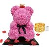 GRINADA® Orso Di Rose 40 Cm Grande Orsacchiotto Di Fiori Teddy Bear Idea Regalo Per Fidanzata Compleanno Regali Anniversario Per Lei San Valentino