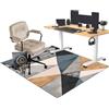EYKWKB Tappetino Protettivo per Sedia da Ufficio, Tappeto Gaming Pavimento, 60 x 70 cm Tappeto per Sedia con Ruote, Gaming Tappeto Sedia, Tappetino Pavimenti per Parquet e Pavimenti Duri/Piastrelle