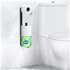 longzon Semplice Porta Carta Igienica, Acciaio Inossidabile SUS304 di Alta Qualità Antiruggine, Moderno Porta Rotolo Carta Igienica con Riserva per Bagno, Cucina, Toilette, Nero