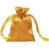 SHTGOI 10 sacchetti di raso, piccoli sacchetti in organza, per gioielli, in seta, per matrimoni, matrimoni, compleanni, festival, feste, oro