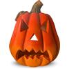 matches21 HOME & HOBBY Lanterna XXL a forma di zucca come decorazione a LED per Halloween, 30 x 26 cm, grande lanterna in ceramica, ideale come decorazione per interni ed esterni, decorazione da giardino