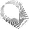 Coopay Ferri circolari per maglieria, 120 cm, 9 ferri da maglia circolari in acciaio inox, 2,0/2,5/3,0/3,5/4,0/4,5/5,0/5,5/6,0 mm, ferri circolari da maglia da 120 cm per maglioni calzini