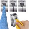 Tatkraft Ida Porta Asciugamani Autoadesivo in Acciaio Inox (4 Pezzi) Portata Fino a 5 kg