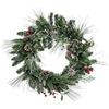 XONE Ghirlanda Corona con PIGNE E Bacche 45cm