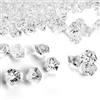 Jieddey Diamanti finti, 150 pezzi in plastica con cristalli a forma di diamanti acrilici, pietre di ghiaccio, pietre di ghiaccio, gemme per riempitori di vaso, decorazione per tavolo da matrimonio, casa, 11 x