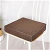 FANSU Cuscino per Seduta in Memory Foam Comfort, per Supporto Lombare e Yoga, per Fianchi, Coccige, Sgabello da Bar, Adatto per Sedia da Ufficio,Seggiolino Auto,Casa (caffè Scuro,50x50x8cm)