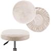 uyeoco 2 Pezzi Copri Sgabello Rotondo/Rettangolare Copri Pouf da Bar Copriseduta Sedie Alta Elasticità Fodera per Sedia Lavabile Cuscino Copridivano Coprisgabello da Bar ( Color : 10@ , Size : 35-40cm/14-16i