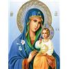 YSCOLOR Diamond Painting 5D DIY Mosaico Religione Pittura Diamante 3D Kit Punto Croce Diamante Ricamo Decorazione della Casa Vergine 30X30Cm