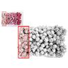 KADADSA 100 piccole rose artificiali miste rosa in cinque colori, fiori di carta di gelso 15-18 mm, fiori per matrimoni e scrapbooking (colore rosa 05)
