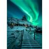 DAERLE Diamond Painting Aurora boreale, DIY Diamond Painting Kit Completo, Pittura Diamante Paesaggio, Diamant Painting 5D Fai Da Te, Craft Arts per Decorazione della Parete 30x40cm