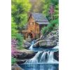 XIATIAN 5D DIY Diamond Painting Kit Completo, Kit di Pittura per Diamanti per Bambini Adulti, Pieno Diamante Cristallo Pittura Digitale Arte Strass Ricamo, per Decorazione Casa (Paesaggio 30x40 cm)