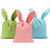 PaPIerDraCHeN 3 Sacchetti di iuta con orecchie | Nido di Pasqua alternativo con design di coniglietto pasquale | Alta qualità e riutilizzabile | Cestino di Pasqua da riempire | Set 2