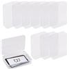 Amexo 10 Pezzi Scatole Plastica Trasparente, Contenitori Portaoggetti Organizer con Coperchio per Perline