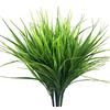 BuxiuGK 4 Pezzi Artificiali realistiche plastica 37cm, erba verde di grano finta arbusti di plastica artificiale per Esterno Giardino delle Cucine Tavolo da Pranzo Arredamento
