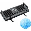 haoying Mensola per Doccia | Mensola Regolabile per Barra di Scorrimento per Doccia - Vaschetta portaoggetti per Bagno Design di drenaggio Vassoio portaoggetti per cucine domestiche Hotel