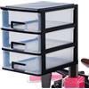 Generic Cassetti trasparenti impilabili | Cassetti portaoggetti trasparenti a più livelli - Organizzatore per armadietto, controsoffitto antipolvere organizer per trucco per bagno