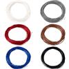 PH PandaHall PandaHall - Cordoncino in poliestere cerato, 60 m x 0,5 mm, filo sottile intrecciato per perline fai da te, braccialetti dell'amicizia, collane, gioielli, macramè