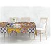 Viterbo Biancheria - Tovaglia Antimacchia 4 Posti, Tovaglia Quadrata 140x140 Sala da Pranzo dal Design Moderno ed Elegante, No Stiro, Impermeabile (Cactus, x4 (140x140Cm))