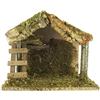 Bertoni Ferrari & Arrighetti Capanna Vuota per Presepe Bertoni, Adatta a Statuine Linea 6/7 Centimetri Non Incluse, Legno, Multicolore, 24x14x20 Centimetri