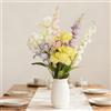 Longzhuo Fiori Artificiali, Fiore Artificiali con Piante Finte, Fiori Finti in Plastica per Decorazioni per Interni ed Esterni, Casa Ufficio Cucina Decorazione per Cimitero