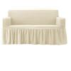 PERS Copridivano Ad Alta Elasticità Con Gonna, Copridivano Super Morbido Da 1/2/3/4 Posti Fodera Divano All-inclusive Copridivano Estensibile Lavabile Copridivano Per Mobi(Size:1 Seater(85-135cm),Color:G)