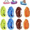 DRSUMLF Pantofole Per Mocio 4 Paia (8 Pezzi), Lavabile Mop Pantofole, Polvere Mop Pantofole, Ciabatte Multifunzionali In Fibra Di Ciniglia, Mop Slippers Per Bagno Ufficio Cucina Casa Lucidatura Pulizia