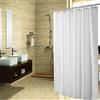 ANAZOZ Tenda Vasca da Bagno Larghezza 80,Tenda da Doccia Bianco Tinta Unita Tenda Finestra Bagno Poliestere 80x200CM Tende Finestre Bagno con Anelli e Occhielli
