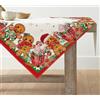 Artoid Mode Biscotti Omino di pan di zenzero Zucchero Natale Tovaglia, Biancheria da tavola Inverno Cucina Tavolo Decorazione Interni Vacanza Festa Decorazione 85x85 cm