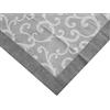 Russo Tessuti Centrotavola Centro Tavolo Copritavola 90x90cm Fantasia Ghirigori B&A-Grigio