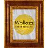 Wallazz Cornice Portafoto in Legno Pregiato - Made in Italy - Cornice per tela - Disponibile in diverse varianti - Design Italiano e Qualità Artigianale, 40x50cm Rosso
