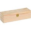 Cassette in legno | Cofanetto Compensato di Pino |1 Bottiglia Standard 750 ml |Misura Interna 33,9x9,4x9,3 Vino/Birra |Custodia/Contenitore |Compleanni Matrimoni Eventi - STO1