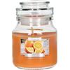 KOTARBAU® Candela profumata in un bicchiere con coperchio, idea regalo, candele decorative per aromaterapia, durata fino a ore (piccolo, arancione)