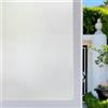 Zindoo Pellicola per Vetri Finestre 44.5cm x 200cm non Adesiva Anti-UV Frosted Pellicola Oscurante per Vetri Per Ufficio Bagno Camera da Letto Sala di Riunione