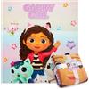 DREAMWORKS GABBY'S DOLLHOUSE Gabby's Dollhouse Coperta Pile Letta per Bambini, Plaid Morbido Caldo - 150x130cm