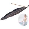 TENG-store Supporto per bastoncini di incenso, 26 cm, in metallo, per decorazioni per la casa, yoga, meditazione, ufficio, coni di incenso
