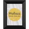 Wallazz Cornice Portafoto in Legno Pregiato - Made in Italy - Vetro Sintetico Infrangibile Crilex - Disponibile in Diverse Varianti - Design Italiano e Qualità Artigianale, 50x60cm Nero