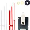 WinTaim 17MM orologeria DCF radiocomandata con set di lancette, orologeria per orologio da parete silenzioso, nero radiocomandato per sostituzione fai da te