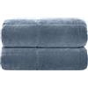 PARAMAISON Trapunta Singolo Velluto, Piumone Ipoallergenico, Design Quadri, Morbida e Caldissima 350gr/mq | 150x270 cm Bluette