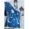lovelyhome Lovely Home COPERTA PLAID IN PILE DOPPIO AGNELLATO LUNA PLANET (125X155)
