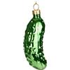 BRUBAKER Gherkin - Palla di Natale in Vetro Dipinto a Mano - Bocca Soffiata Decorazione Dell'Albero di Natale Figure Buffo Ciondolo Decorazione Palla Albero - 9 cm