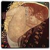 Niik Quadro + Telaio (BC) danae di gustav klimt 60 x 60 x 1,7 cm falso d'autore stampa su tela