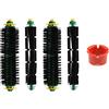 MIRTUX Kit di 2 rulli centrali e Strumento di Pulizia compatibili con Serie 500. Confezione di Spazzola Centrale Rullo in setole e Gomma, ricambi di qualità 510, 520, 555, ECC